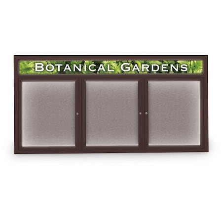 United Visual Products Open Faced Traditional Corkboard, 72x36" UV645A-SATIN-BLACK